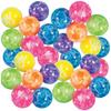 Fun Express Neon Marbleized Bouncy Balls - Bulk Set of 48 Small bouncey Balls view 1