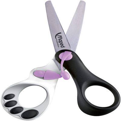 Maped Koopy Special Needs Scissor Set with Optional Spring, 5 Inches, Assorted Colors, Set of 12 - 1359308