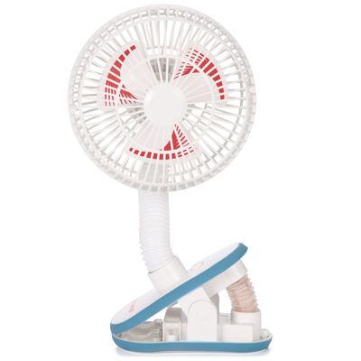 Diono Stroller Fan, Clip On Baby Safe Stroller Fan with Flexible Neck for Perfect Angle, Universal Fit with Most Strollers 1 Count (Pack of 1)