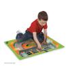 Hot Wheels Felt Mega Playmat with Vehicle view 3
