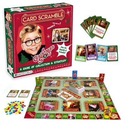 AQUARIUS A Christmas Story Card Scramble Board Game - Fun Family Party Game for Kids, Teens & Adults - Entertaining Game Night Gift - Officially Licensed Merchandise
