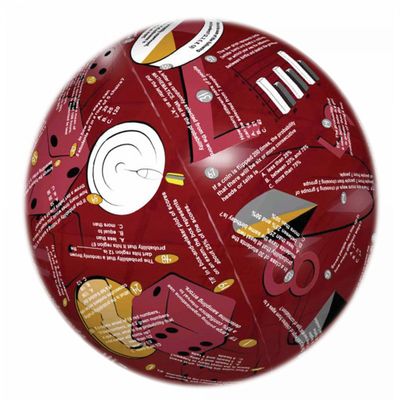American Educational Vinyl Clever Catch Probability and Statistics Ball, 24" Diameter