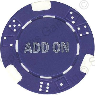 10 New 11.5 Gram Blue ADD ON Tournament Poker Casino Chips