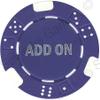 10 New 11.5 Gram Blue ADD ON Tournament Poker Casino Chips view 1