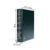 LIGHTHOUSE - Vario Classic Binder - 4-Ring Binder with Padded Leatherette Cover and Slipcase for up to 50 Sheets - Green view 4