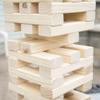 HEY! PLAY! Tower Stacking Board Games with 54 Giant Wooden Blocks - Nontraditional Yard Games for Kids and Adults with Carry Case - Ages 6 and Older view 4