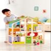 All Seasons Kids Wooden Dollhouse by Hape | Award Winning 3 Story Dolls House Toy with Furniture, Accessories, Movable Stairs and Reversible Season Theme L: 23.6, W: 11.8, H: 28.9 inch view 2