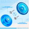MAGICYOYO K1 Responsive Yoyo Professional, Hubstacks Yo-yo for Kids Beginners Dual Purpose YoYo with Unresponsive Bearing, Storage Bag + 12 Strings +Yo-Yo Glove +2 Yo yo Hubstacks (Crystal Blue) view 4
