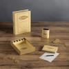 WS Game Company Yahtzee Vintage Bookshelf Edition, Luxury Dice Game in Linen-Wrapped Book Case with Slipcase, Premium Scorebook, Deluxe Rolling Tray & 1956 Graphics, Classic Dice Games, Ages 8+ view 2