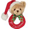 Bearington Baby 1st Christmas, 5.5 Inch Teddy Bear Plush Stuffed Animal, Soft Baby Rattles and Plush Rings, for Ages 0-14 view 1