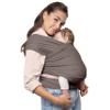 Boba Baby Wrap Carrier  Original Baby Sling Carrier for Newborns (735 lbs), Soft, Secure, Hands-Free & Ergonomic, Ideal for Comfortable Bonding, New Parents (Grey) view 1