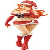 Banpresto One Piece Glitter & Glamours Nami Christmas Style Action Figure (Red Version)