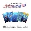 3D Lenticular Shark Playing Card Deck - by Artgame view 4