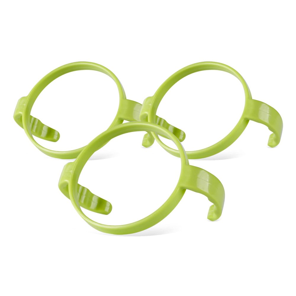 Compatible Baby Bottle Handle for Comotomo Bottles 8 oz & 5 oz, 3 Count, Green