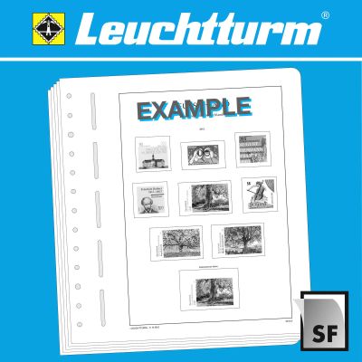 LEUCHTTURM SF-Feuilles primprimes Sude minifeuille "Stockholmia 55"1955