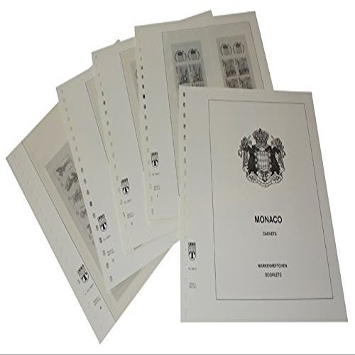 Lindner-T Vordruckbltter T186H Monaco Markenheftchen- Jahrgang 1989 bis 2000
