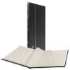 LIGHTHOUSE BASIC Hard Cover Stockbook for Stamps 16 White Cardstock 9x12 (A4) Pages with Glassine Strips - Black view 1