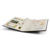 LIGHTHOUSE BASIC Hard Cover Stockbook for Stamps 16 White Cardstock 9x12 (A4) Pages with Glassine Strips - Black view 2