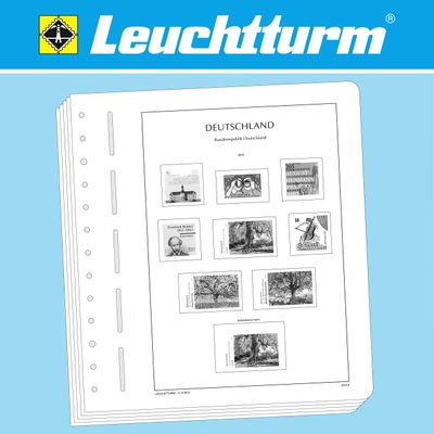 LEUCHTTURM Feuilles primprimes Rpublique Fdrale d'Allemagne 1975-1979
