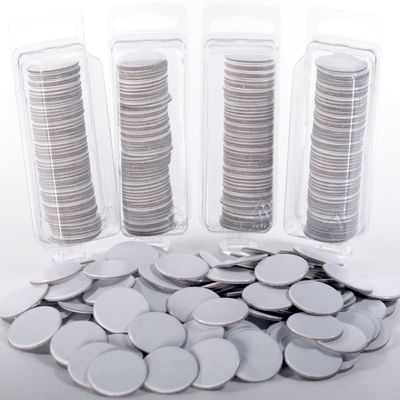 Hedral Value Pack of 200 - Blank 1" Circle Board Game Chits Round Tiles Counters Markers DIY D&D