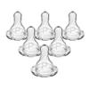 Dr. Browns Natural Flow Preemie Flow Narrow Baby Bottle Silicone Nipple, Slowest Flow, 0m+, 100% Silicone Bottle Nipple, 6 Count(Pack of 1) view 1