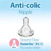 Dr. Browns Natural Flow Preemie Flow Narrow Baby Bottle Silicone Nipple, Slowest Flow, 0m+, 100% Silicone Bottle Nipple, 6 Count(Pack of 1) view 2