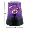 Flashing Mini Purple Beacon Light - Halloween Party Supplies & Decorations & Hal view 2
