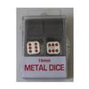 15mm d6 Metal Dice w/Red Pips (2) view 1