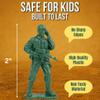 Liberty Imports Army Men Toy Soldiers Playset Bucket  WWII Action Figures with Military Vehicles, Accessories & Flags  Kids Imaginative Battle Toy Set (200 PCS - Soldiers Only) view 4