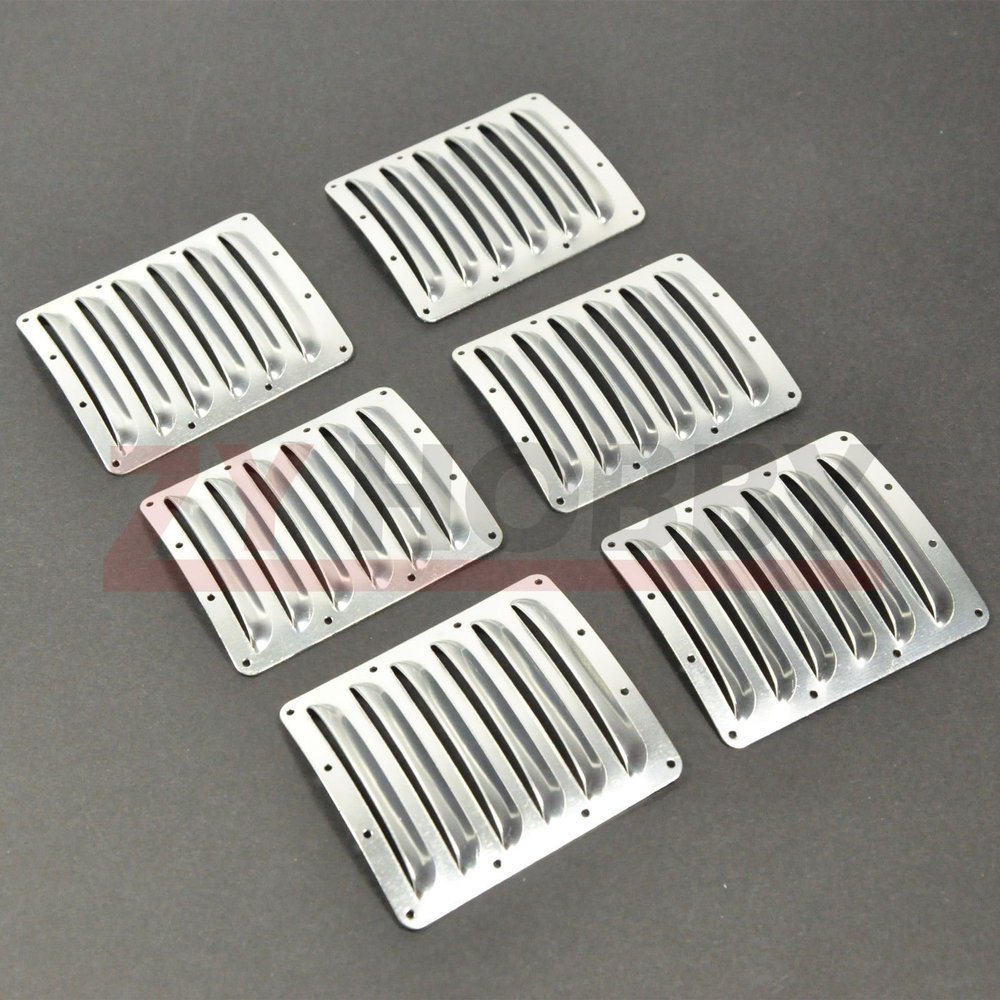 ZYHOBBY 2 pcs Cooling fin for Airplane Cowl 73mmX63mmX0.5mm