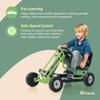 hauck Kids Pedal Go Kart, 4 Wheel Bike Cart, Ride for Ages 4-8, Green- Outdoor Bicycle Karts with Plastic Wheels for Boys and Girls view 3