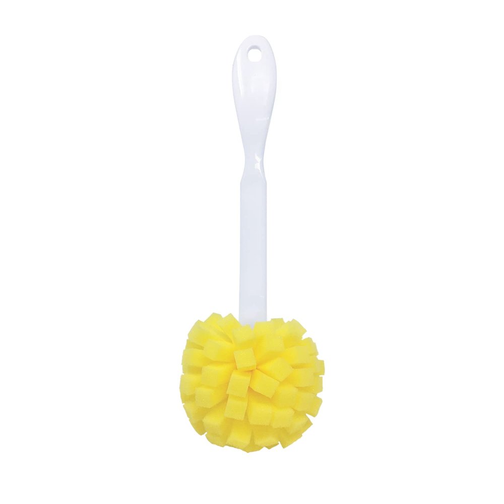 LOLA The Original Flower Shaped Kitchen Foam Sponge Bottle Brush, No Slip Grip Handle, Dishwasher Safe, 1 Count