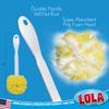 LOLA The Original Flower Shaped Kitchen Foam Sponge Bottle Brush, No Slip Grip Handle, Dishwasher Safe, 1 Count view 3