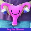 Attatoy Plush Uterus - Ivy The Uterus - Stuffed Toy, 12-Inch After Surgery Pal, Hysterectomy, Endometriosis, Fallopian Tubes, Ovaries view 2