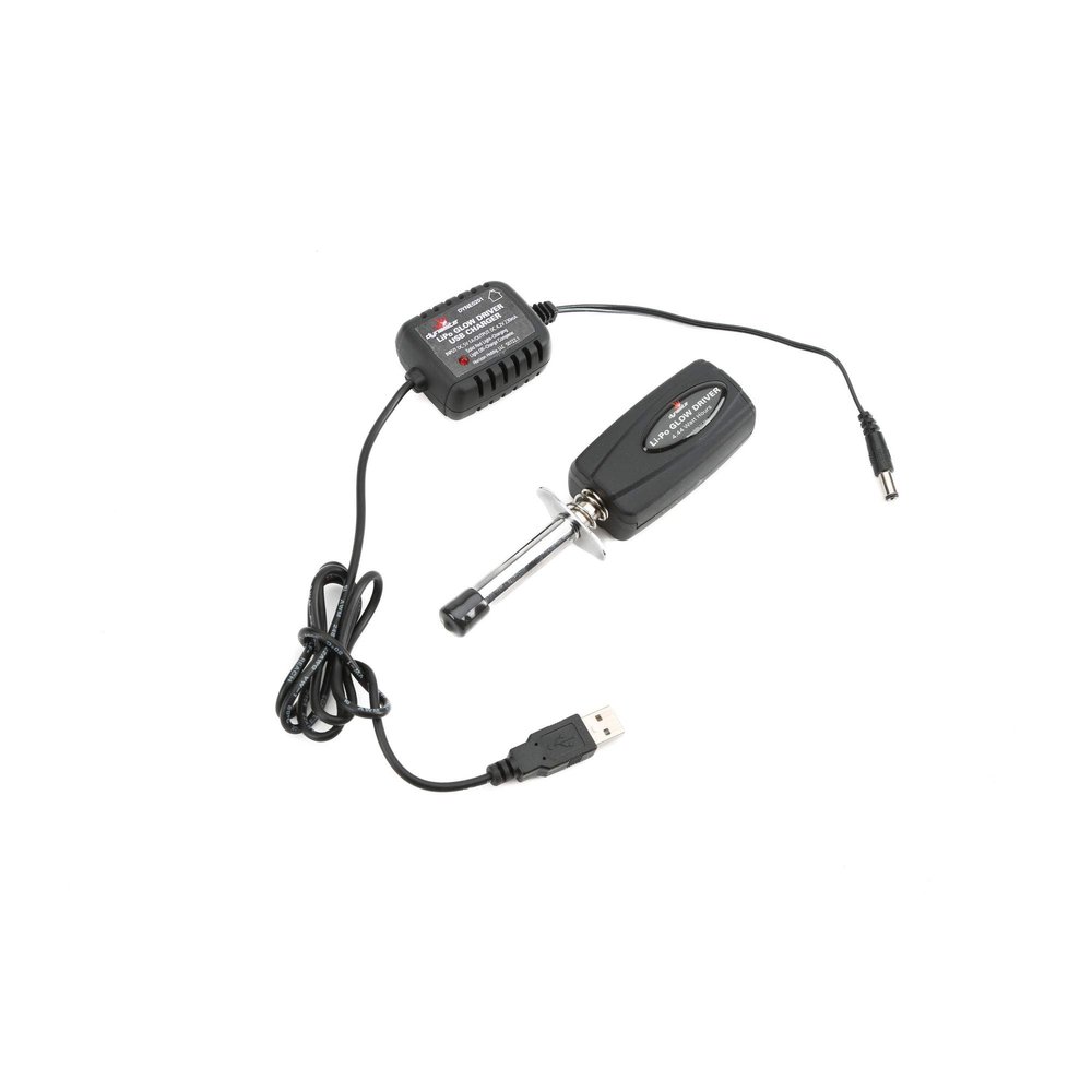 Dynamite LiPo Glow Driver w/Batt & USB Charger DYNE0201 Glow Plugs