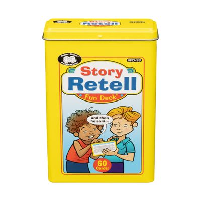 Super Duper Publications | Story Retell Comprehension Fun Deck | Auditory Memory and Listening Skills Flash Cards | Educational Learning Materials for Children