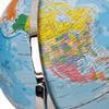 Advantus 12" World Globe with Blue Oceans, Raised Relief, Silver, Semi-Meridian view 2