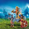 Playmobil Dwarf King with Guards view 3