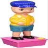 Rhode Island Novelty 7.5 Inch Squirt Wee Boy, One per Order, Color May Vary view 1