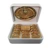 San Rafael Arcangel Arras de Boda - Unity Coins for Catholic Wedding Ceremony - Hand Made with Miniature Chest Box view 1