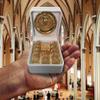 San Rafael Arcangel Arras de Boda - Unity Coins for Catholic Wedding Ceremony - Hand Made with Miniature Chest Box view 4