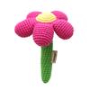 Cheengoo Baby Rattle Magenta Flower view 1