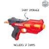 NERF B4969 N-Strike Hotshock Blaster Standard, Red view 2