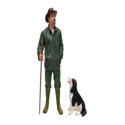 American Diorama Customer Patrick and a Dog Figurine/Figure for 1:18 Models