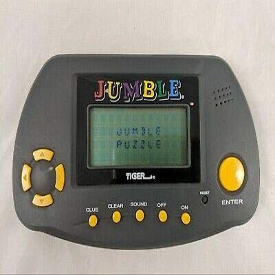 1998 TIGER Electronics JUMBLE HANDHELD GAME RARE