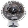 Black & Silver Globe of the World 12" view 1