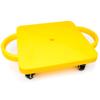 11.5" Gym Class Super Scooters Sliding Board with Non-Skid Casters and Safety Handles by K-Roo Sports (Yellow) view 1
