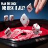 Farkel Game Set with Deluxe Dice Rolling Tray, Built-in Dice-Collection Channel, 2 Sets of Dice, 40-Sheet Scorepad, Classic Family Game view 3