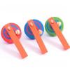 FQStech Wooden Spinning Top Gyroscope peg-top with Handle and Pull String Wire,can Last Long time, Color Random view 3