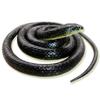 Homdipoo Realistic Fake Rubber Snake Toys Black That Look Real Prank Stuff Cobra 49 Inch Long view 1